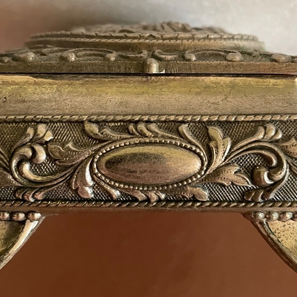 Vintage silver jewelry box - Picture 8 of 12